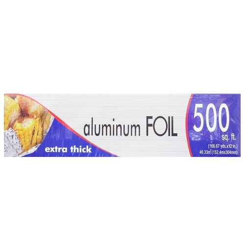 aluminum foil 500sq ft extra thick -- 4 per case