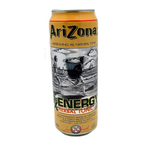 arizona 23oz can rx energy herbal tonic -- 24 per case