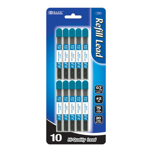 mechanical pencil leads 0.7mm 10pk -- 24 per box