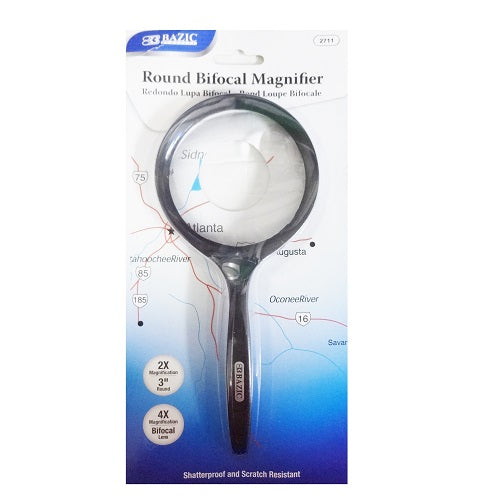 bifocal magnifier 6 in -- 24 per box