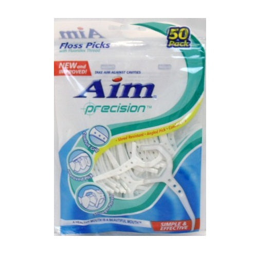 aim dental floss picks 60ct -- 24 per case