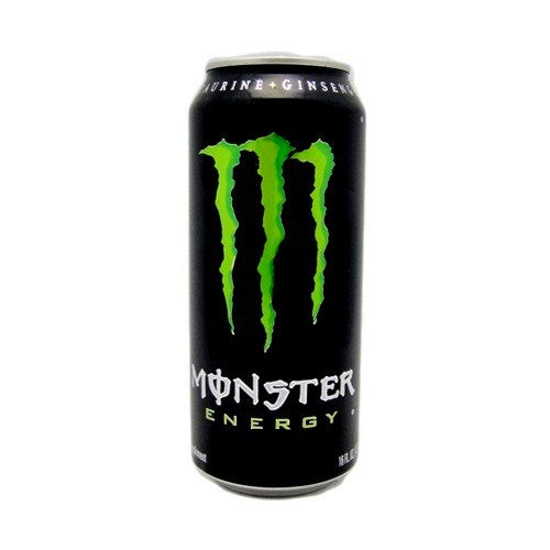 monster energy drink 16oz green -- 24 per case