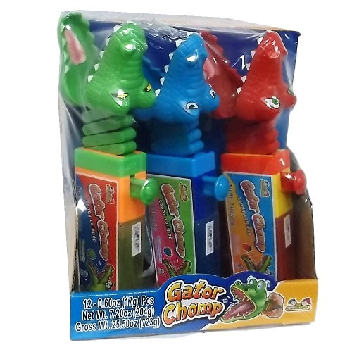 gator chump candy w- toy asst -- 12 per box