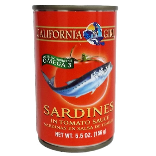 c.g sardines w- tomato 5.5oz -- 24 per case