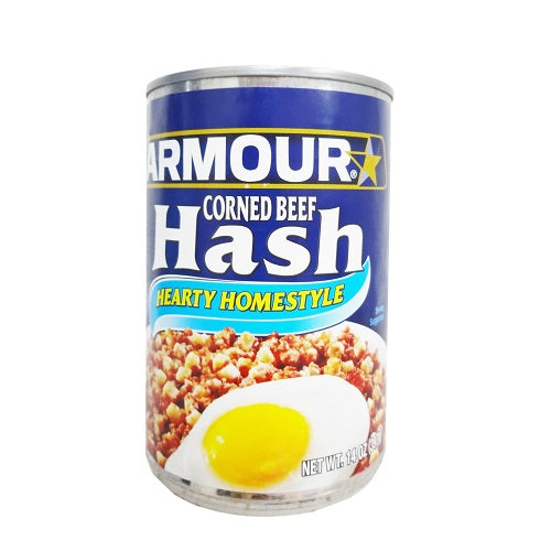 armour corned beef hash 14oz hearty home -- 12 per case