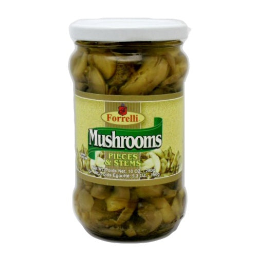 forrelli mushrooms pieces stems 10oz -- 12 per case