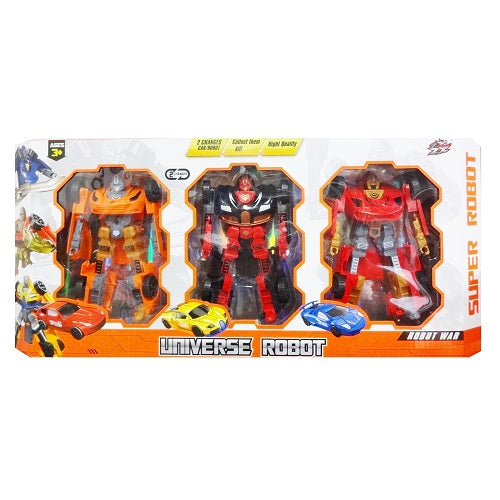 toy super robot 3pk asst clrs -- 10 per case