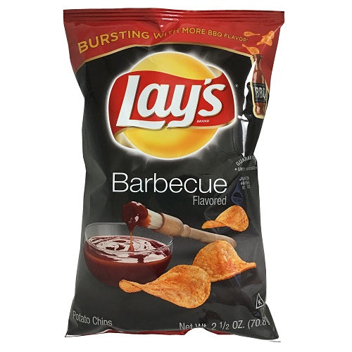 lays potato chips bbq 2 oz -- 24 per case