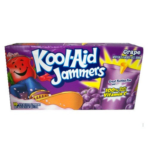 kool- aid jammers 10pk asst juice 6oz -- 4 per case