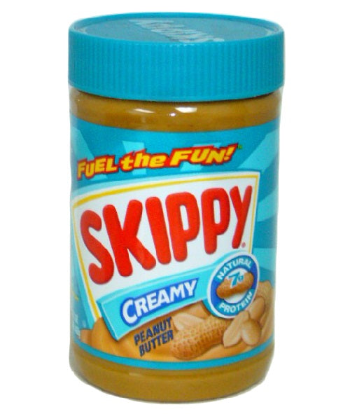 skippy p- nut butter 16.3oz creamy -- 12 per case