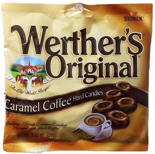 werthers caramel coffee candies 2.65oz -- 12 per case