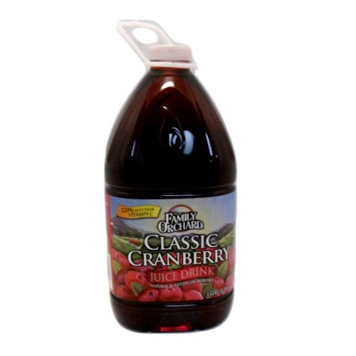 family orchard cranberry juice 1gl -- 4 per case