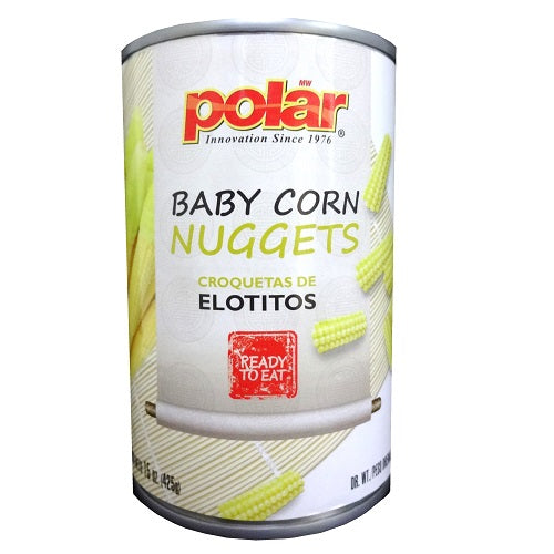 polar baby corn nuggets in can 15oz -- 12 per case