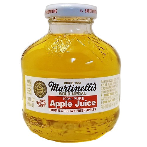 martinellis apple juice 10oz glass -- 24 per case