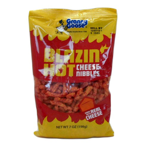 g.g blazing hot cheese nibbles 7oz -- 32 per case