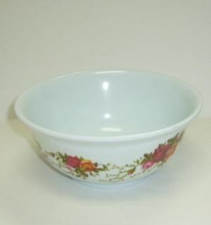 melamine bowl 5in roses design -- 24 per box