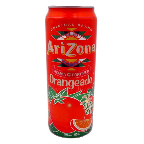 arizona 22oz can orangeade crv -- 24 per case