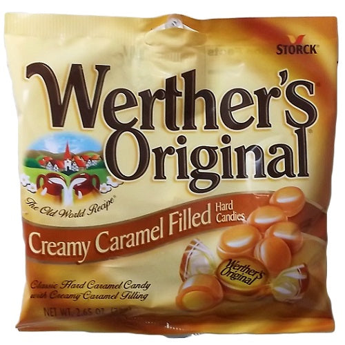 werthers crmy caramel filled candy 2.65o -- 12 per case