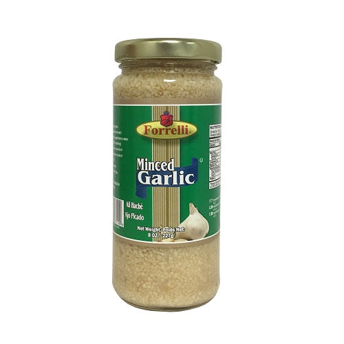 forrelli minced garlic 8oz -- 12 per case