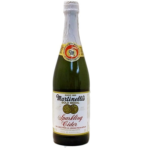 martinellis sparkling apple cider 25. -- 12 per case