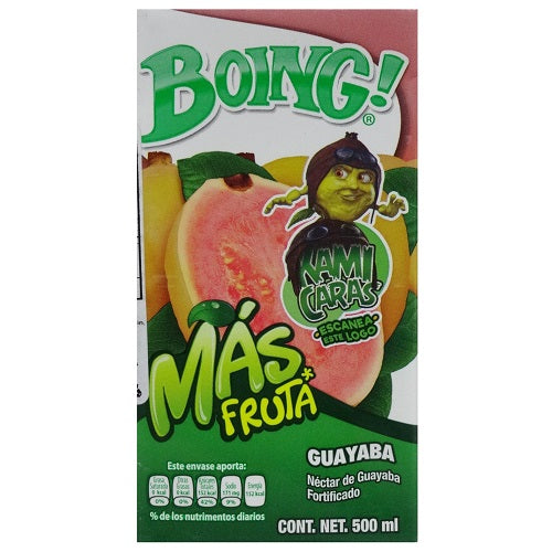 boing tetra pack 500ml guava -- 24 per case