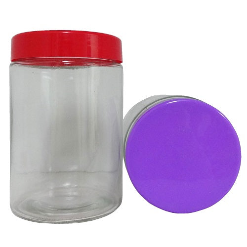 storage canister round glass -- 24 per case