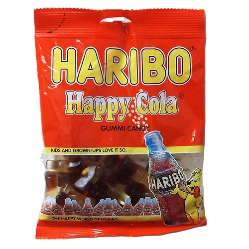 haribo gummies 4oz happy cola -- 12 per case