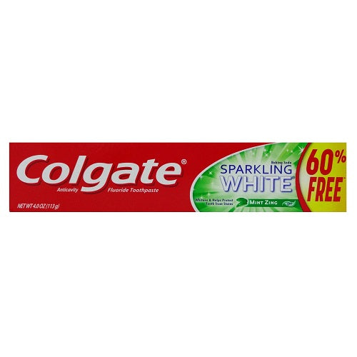 colgate 4.0oz sprklng white mint zing ge -- 24 per case