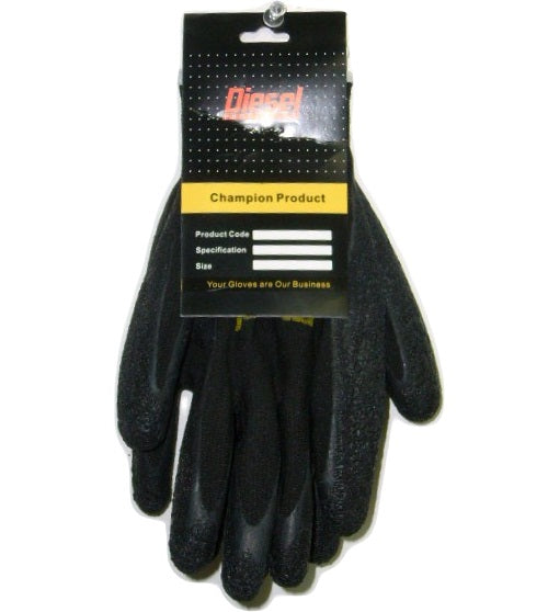 diesel work gloves x- lg -- 12 per box