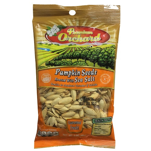 premium orchard pumpkin seeds rstd w- sea -- 12 per case