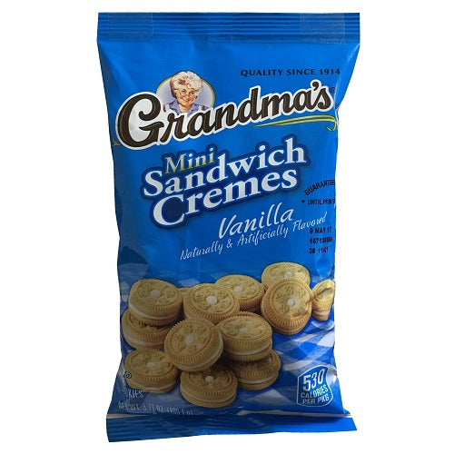 grandmas mini sandwich cremes 3.71oz -- 24 per case