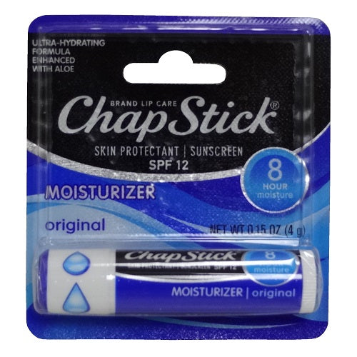 chap stick 0.15oz moisturizer oroginal -- 12 per box