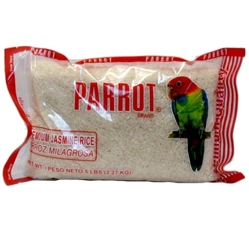 parrot jasmine rice 5 lbs -- 6 per case