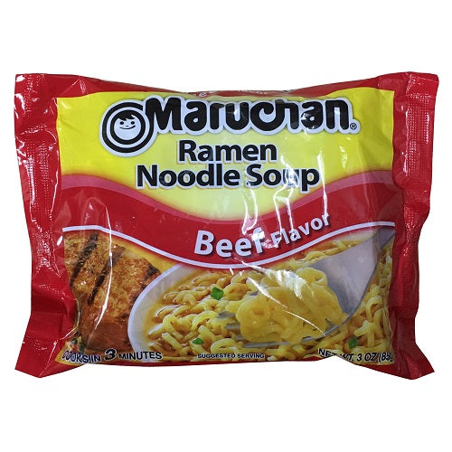 maruchan ramen beef 3oz -- 24 per case