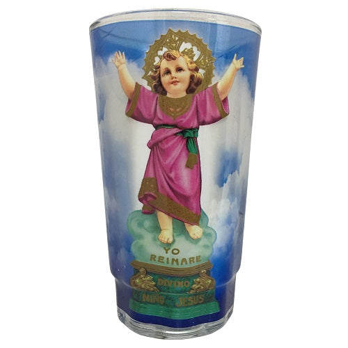 candle 6in divino nino jesus white -- 12 per case