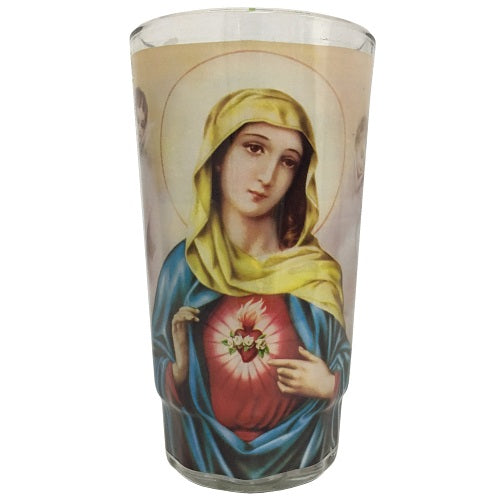 candle 6in nstra sra dl sagrado cor -- 12 per case