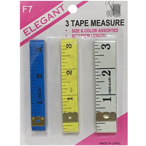 elegant tape measure 3pc -- 24 per box