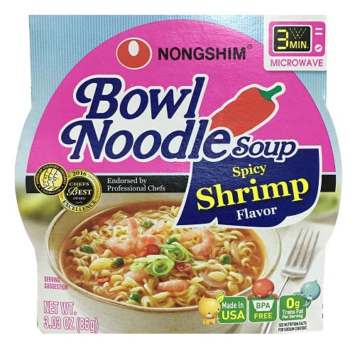 n.s bowl noodle soup spicy shrimp 3.03oz -- 12 per case