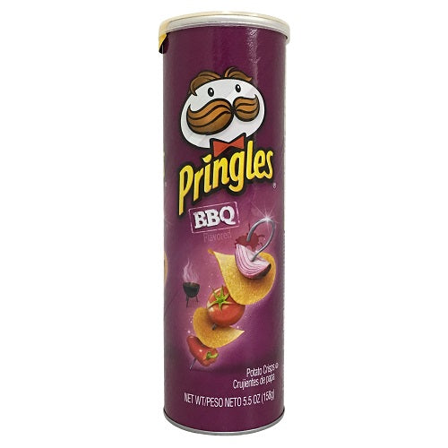 pringles 5.5oz bbq potato chips -- 14 per case