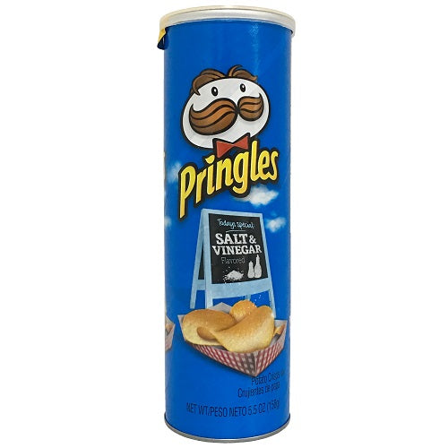 pringles 5.5oz salt vinegar crisps -- 14 per case