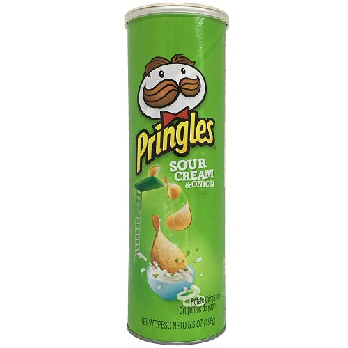 pringles 5.5oz sour cream onion crisp -- 14 per case