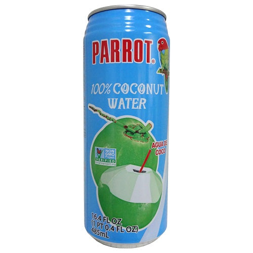 parrot coconut water 16.6oz n- pulp -- 24 per case