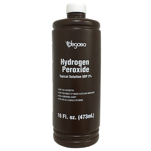 degasa hydrogen peroxide 3 16oz -- 24 per case