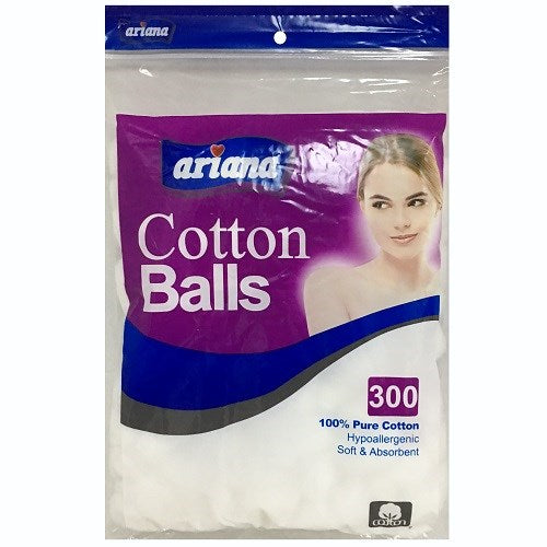 ariana cotton balls 300ct -- 24 per case