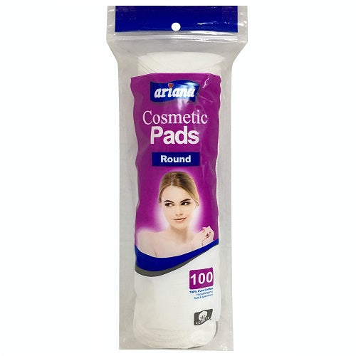 ariana cosmetic pads round 100ct -- 24 per case