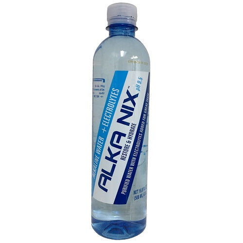 alka nix alkaline water 16.9oz electro -- 24 per case