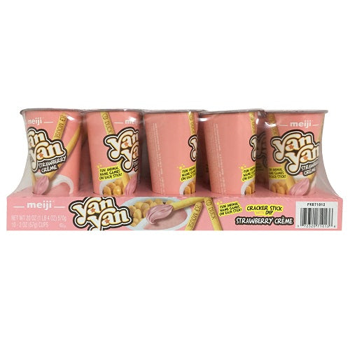 yan yan strwbry creme w- cracker stick -- 10 per box