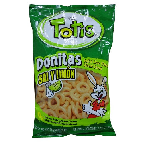 totis donitas 1.76oz c- sal y limon -- 24 per case