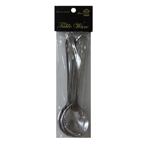 table ware soup spoons 12ct stainless st -- 10 per box