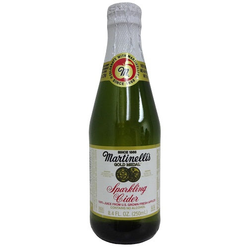 martinellis sparkling cider 8.4oz apple -- 12 per case